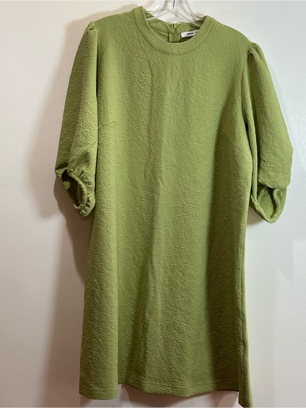 Samsoe Samsoe Junis Ss Dress In Tarragon View 4